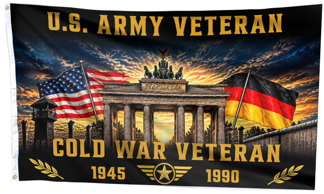 U.S. Army Cold War Veteran Flag