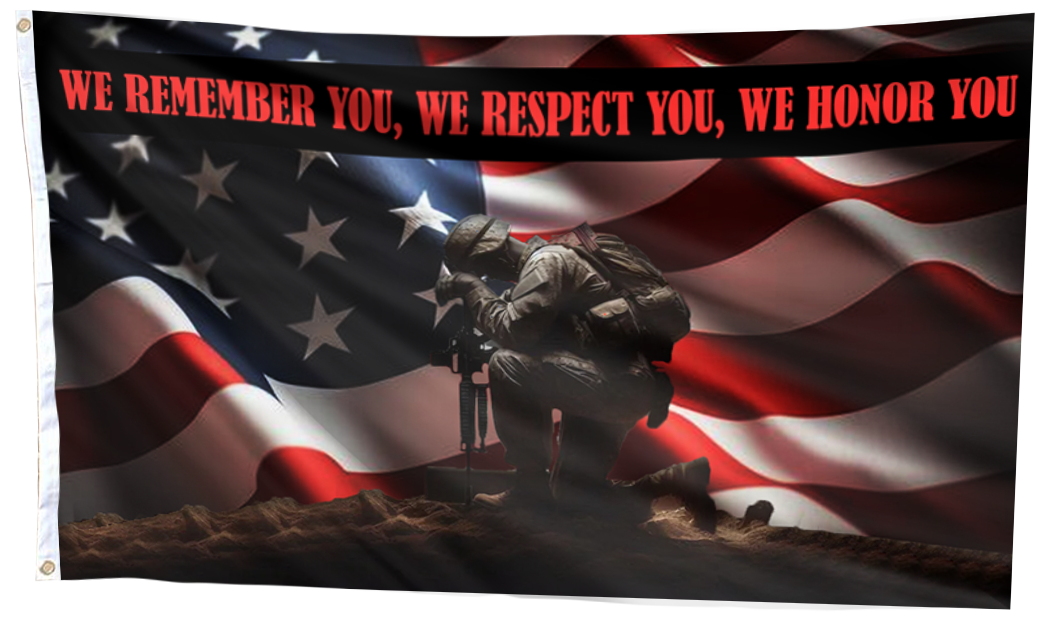 We Respect You USA Flag