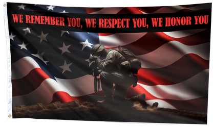 We Respect You USA Flag