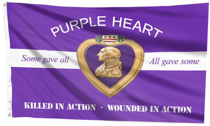 Purple Heart - Some Gave All Flag