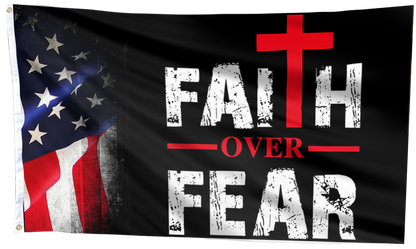 Faith Over Fear USA Flag