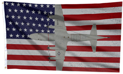 P-3 Orion Airplane Flag