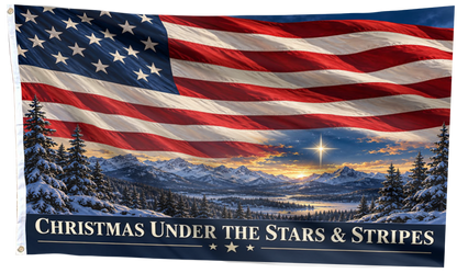 Christmas Under the Stars & Stripes Flag
