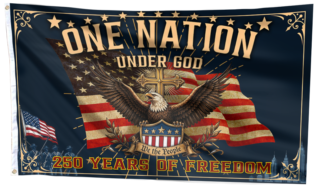 One Nation - We The People Eagle Flag
