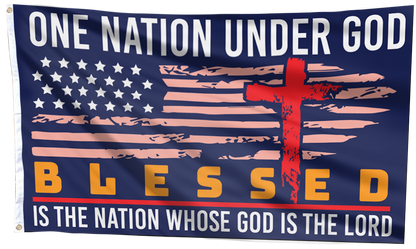 Blessed is the Nation Flag
