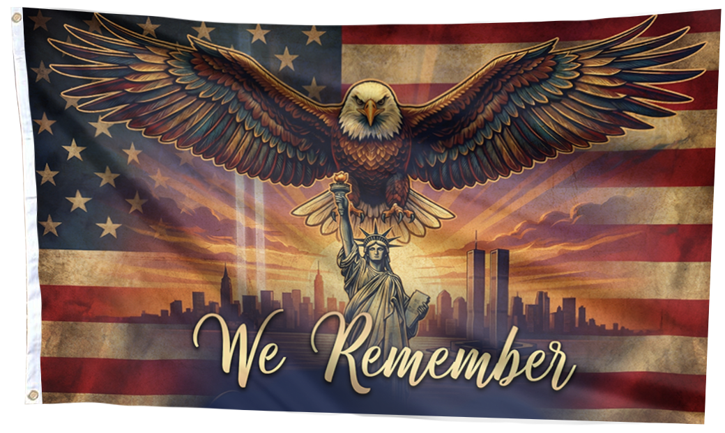 We Remember Eagle Flag
