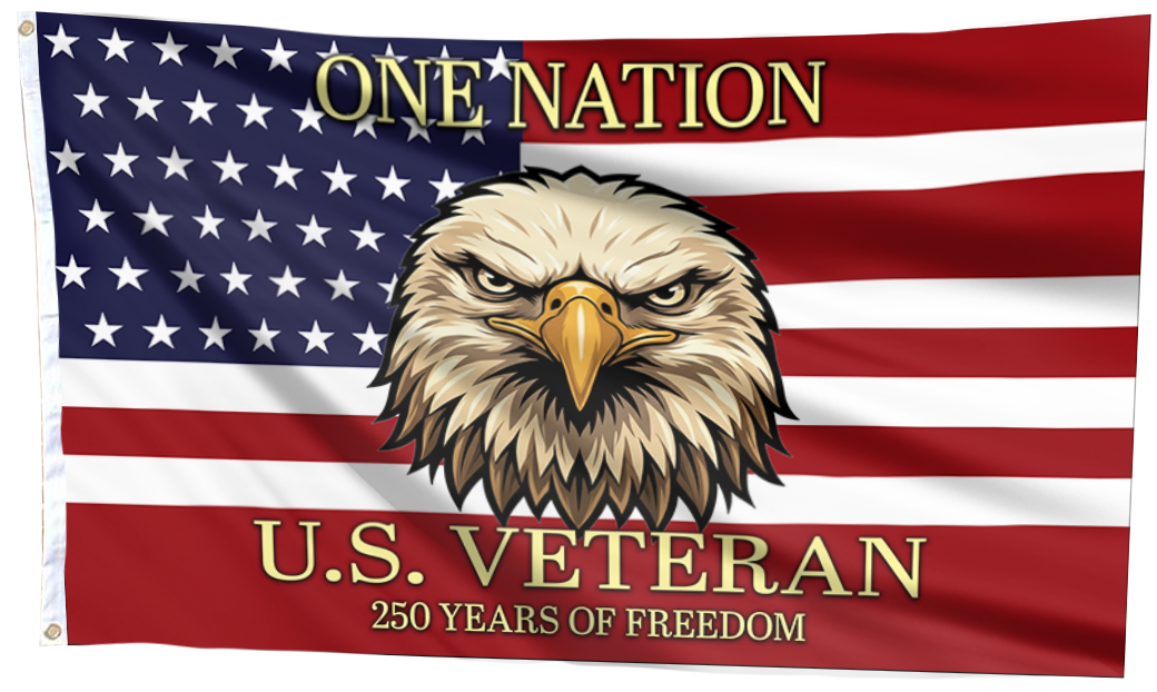 One Nation U.S. Veteran Flag