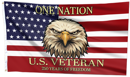 One Nation U.S. Veteran Flag