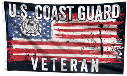 U.S. Coast Guard Veteran – Distressed Flag