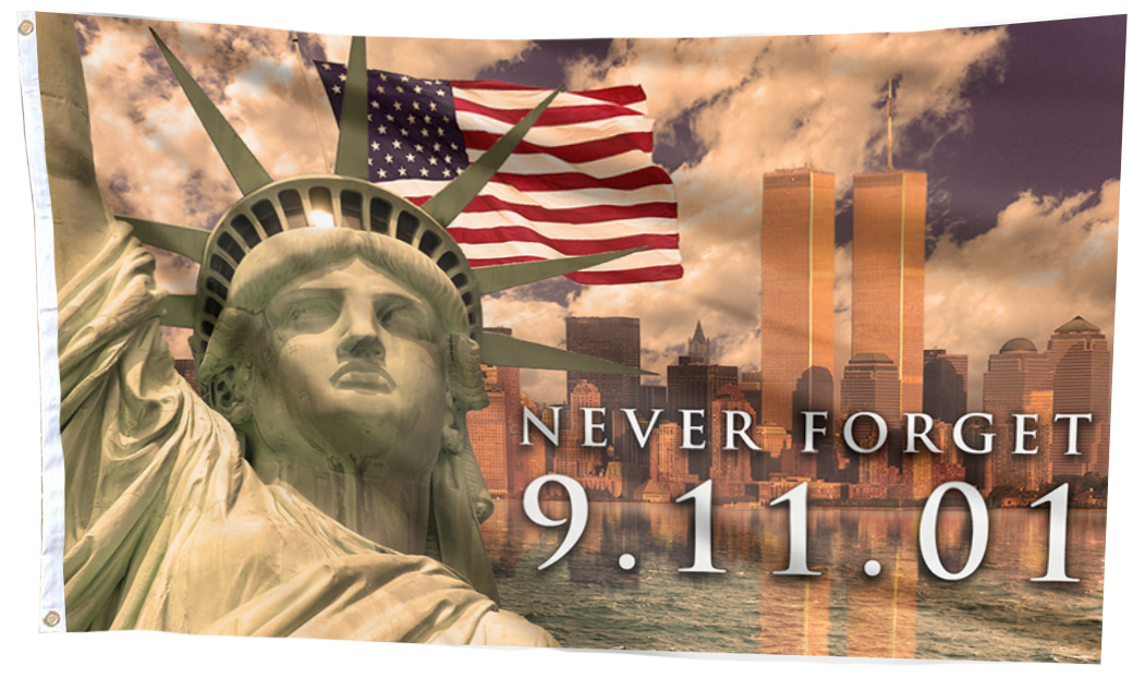Never Forget 911 Flag