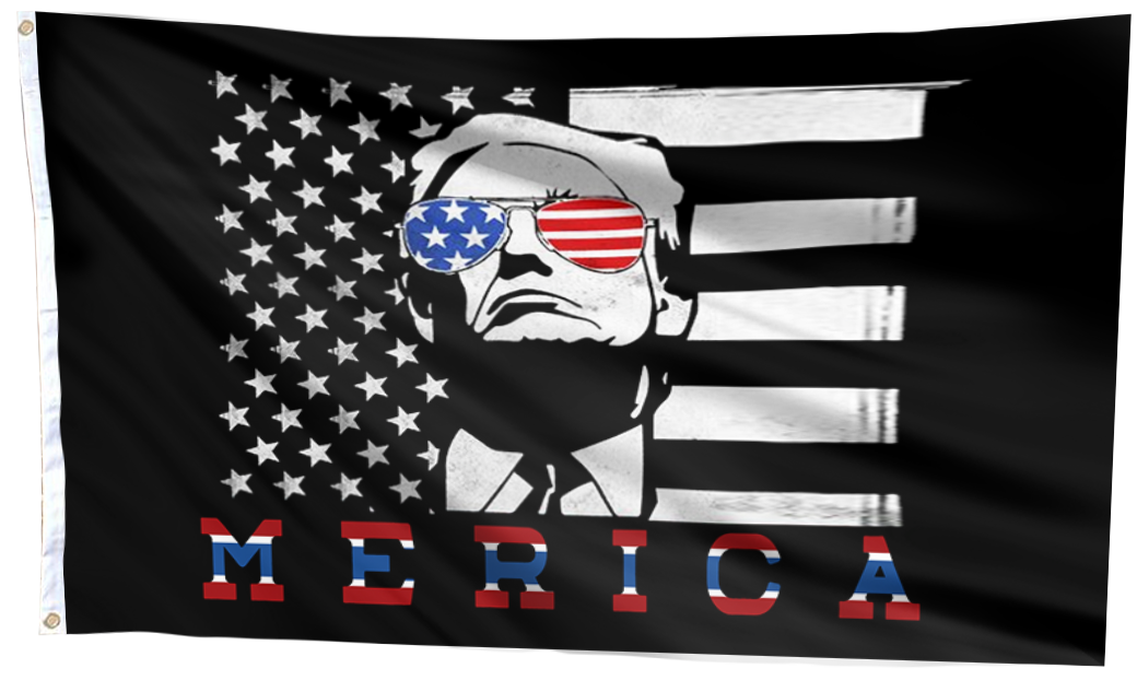 Trump MERICA Flag