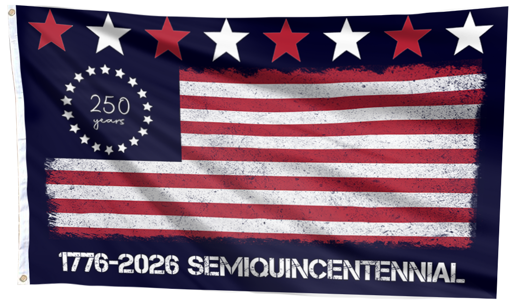 250 Years of Freedom Stars Flag