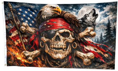 Bald Eagle Pirate Flags