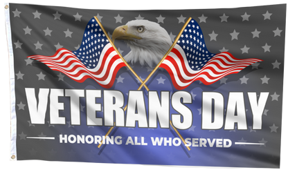Veterans Day - Honoring All Who Served Flag