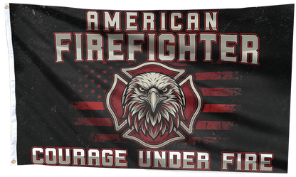 American Firefighter - Courage Under Fire Flag