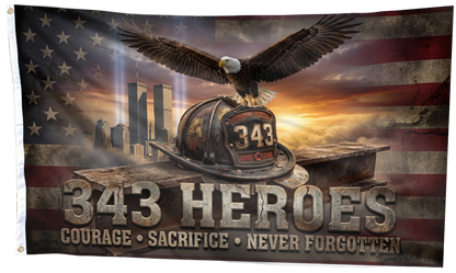 343 Heroes - Never Forgotten Flag