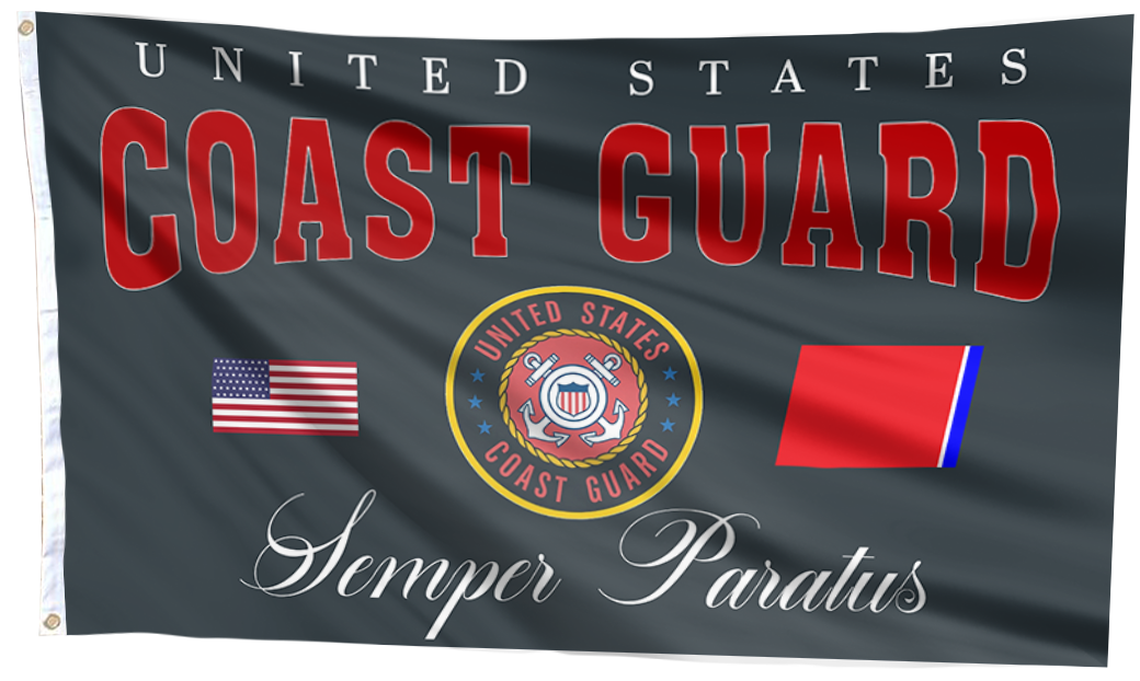 Coast Guard Semper Paratus Flag
