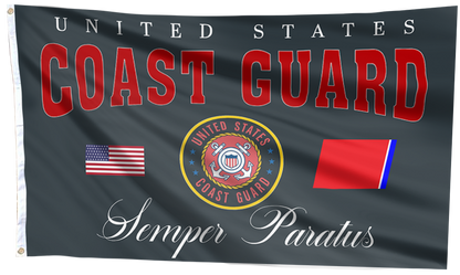 Coast Guard Semper Paratus Flag