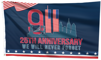 911 We Will Never Forget Flag