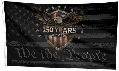 Black Banner of Liberty - We The People Flag