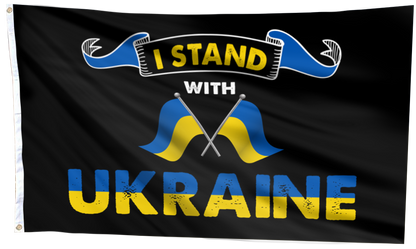 Support Ukraine - I Stand With Ukraine Flag