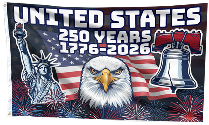 United States 250 Years Flag