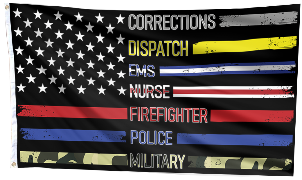 Patriotic Support Appreciation - American Flag