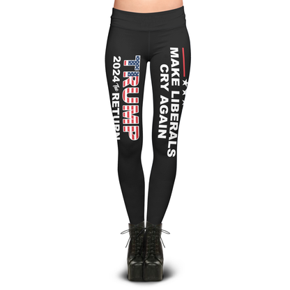 Pre-Release Limited Edition Trump 2024 The Return - Sublimation Leggings