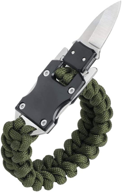 5 in 1 Outdoor Camping Adjustable Paracord Survival Bracelet for Outdoor