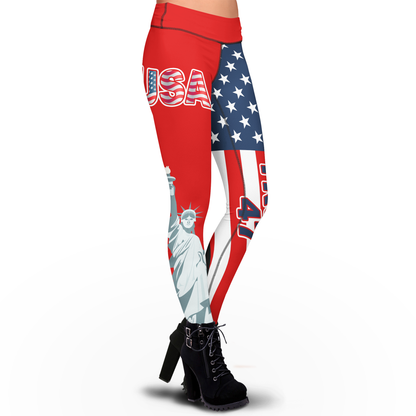 Pre-Release Limited Edition Trump 47 USA Flag - Sublimation Leggings