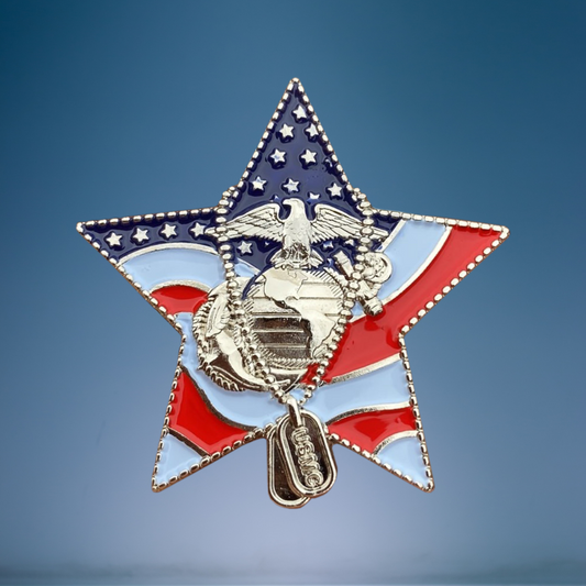 US Marine Corps Veteran Pin