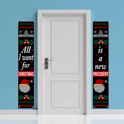 All I Want For Christmas Porch Yard Flag 1