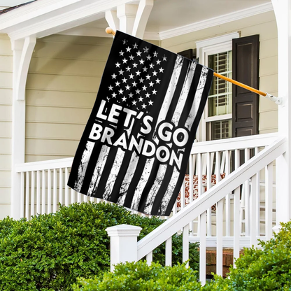 USA Flag - Let's Go Brandon House Flag