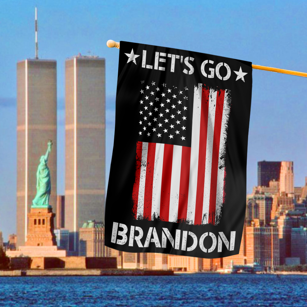 Let's Go Brandon USA House Flag