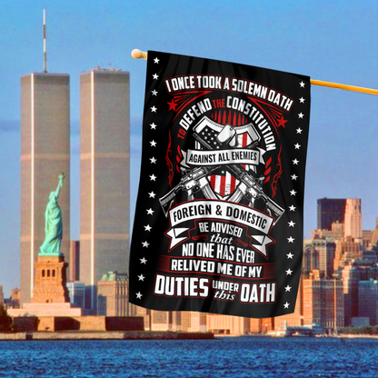 Duties Under This Oath House Flag