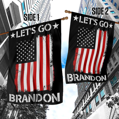Let's Go Brandon USA House Flag