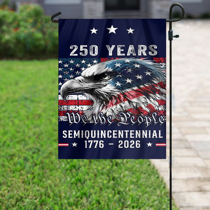 250 Years Semi -Quincentennial Garden Flag