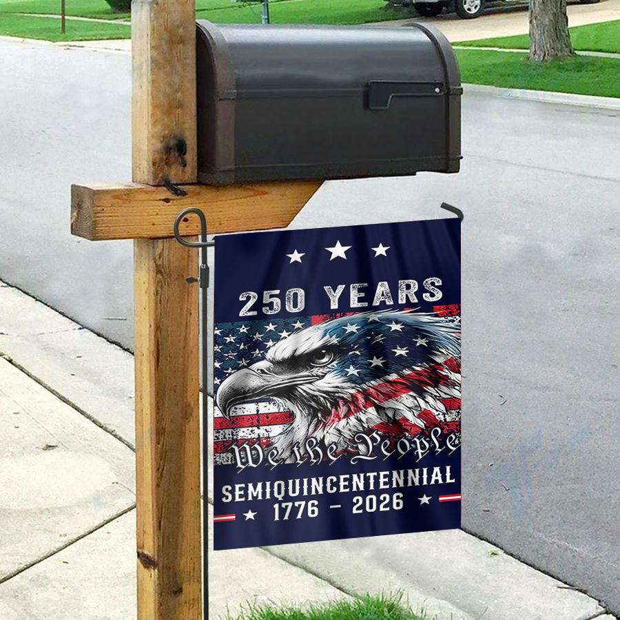 250 Years Semi -Quincentennial Garden Flag