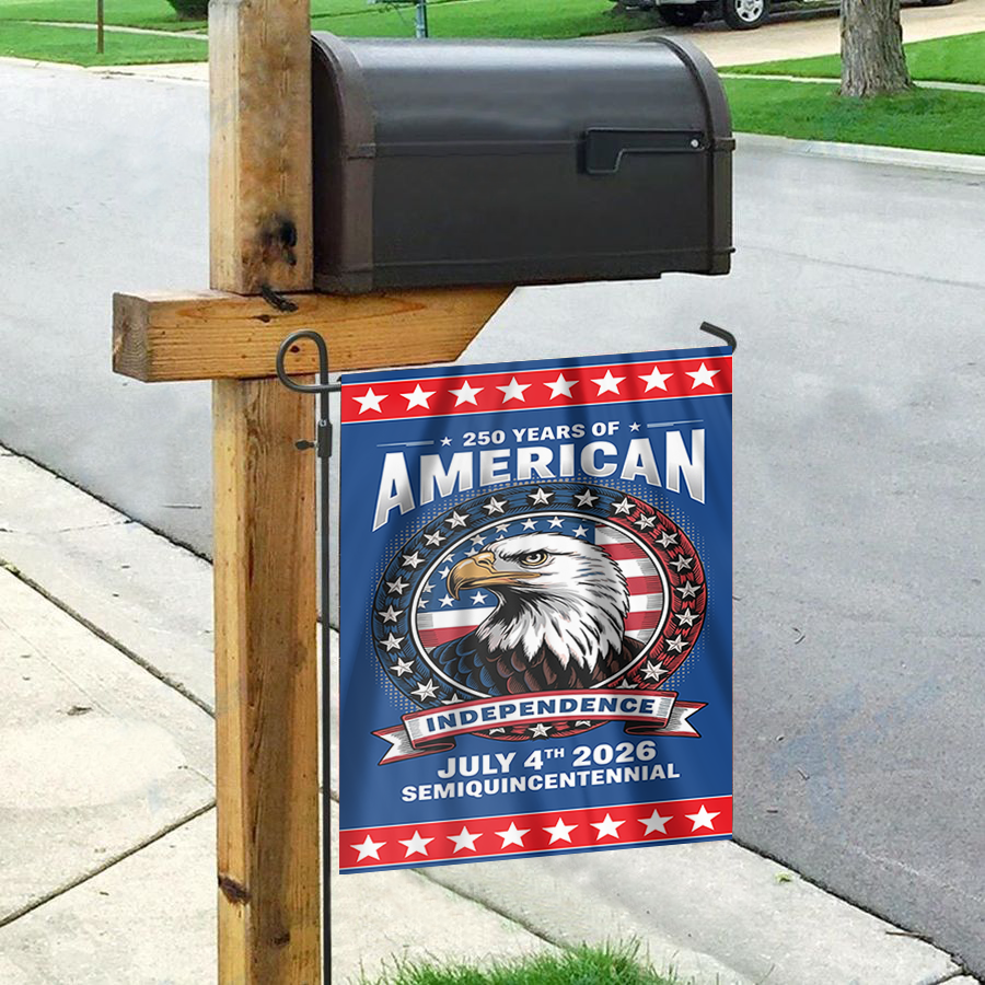 American Independence Garden Flag