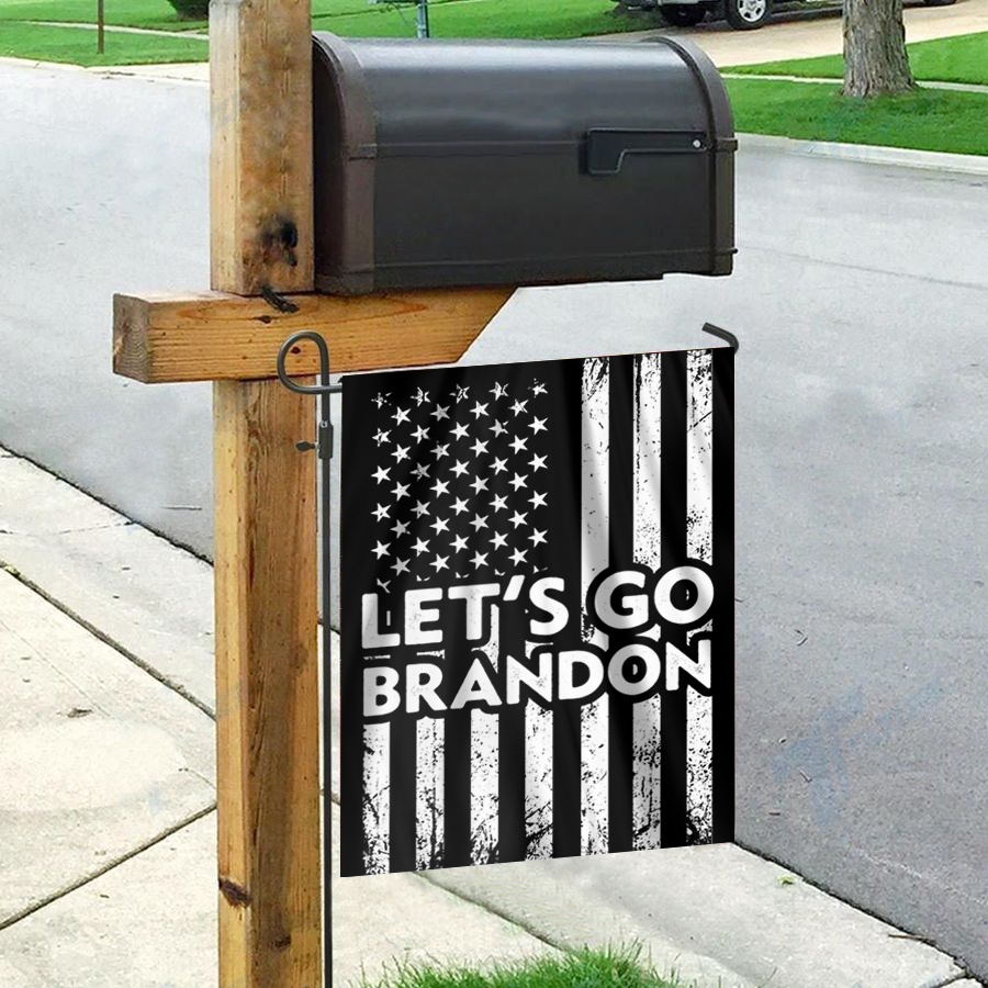 USA Flag - Let's Go Brandon House Flag
