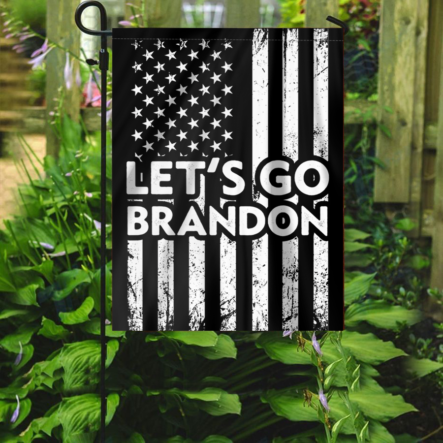 USA Flag - Let's Go Brandon House Flag