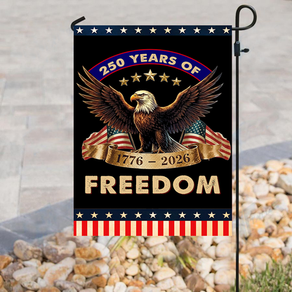 250 Years of Freedom Garden Flag