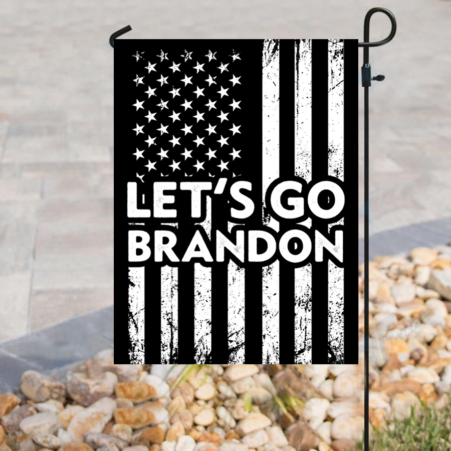 USA Flag - Let's Go Brandon House Flag