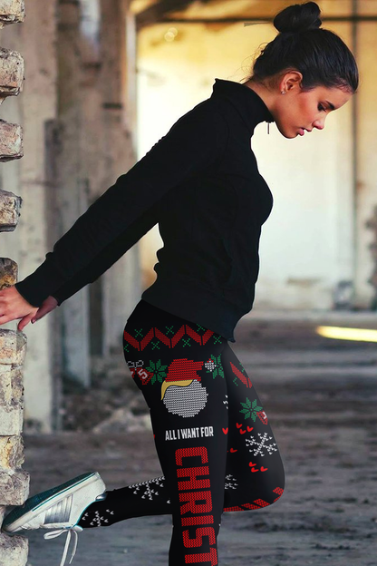 All I Want For Christmas Leggings 1