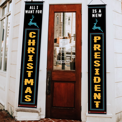 All I Want For Christmas Porch Yard Flag 3