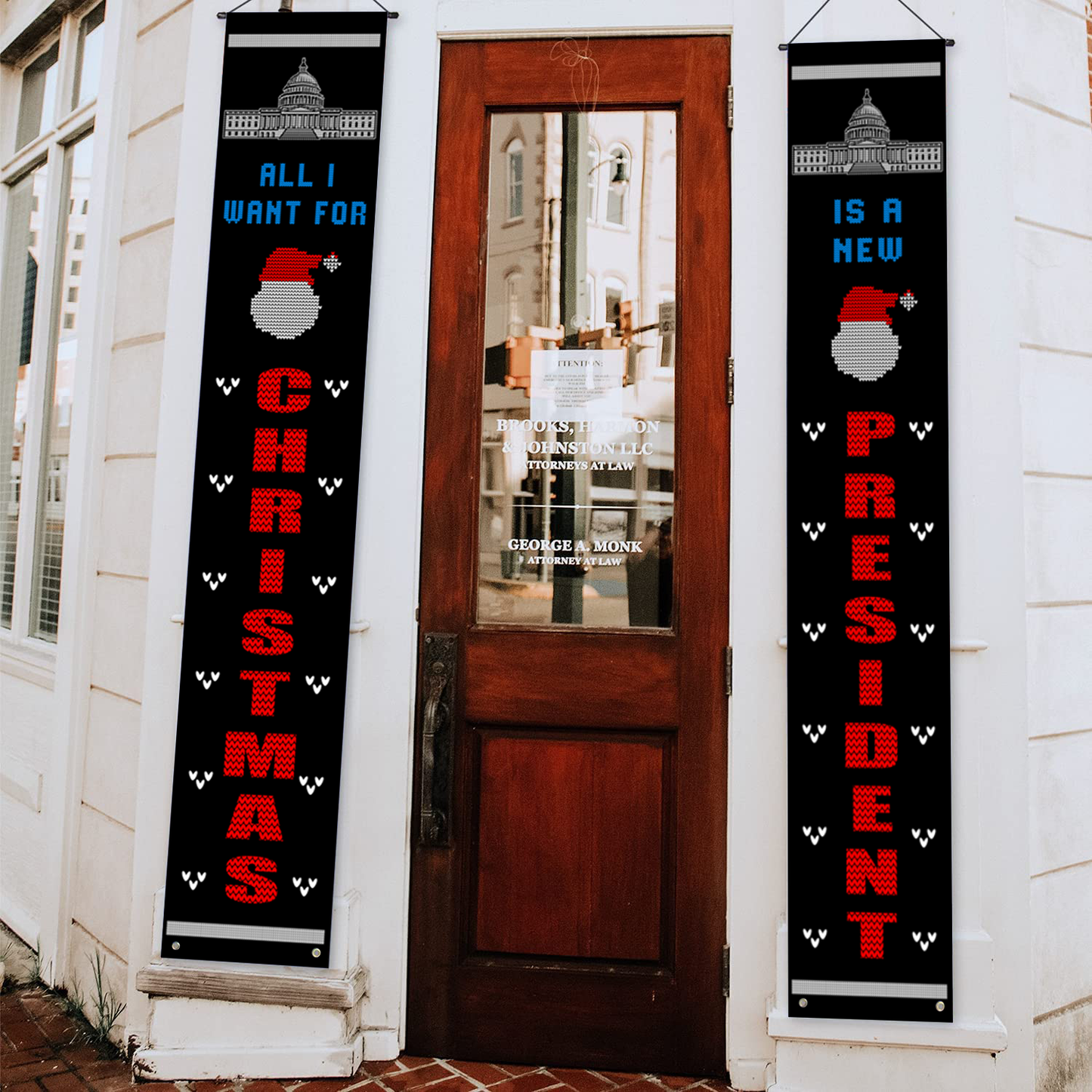 All I Want For Christmas Porch Yard Flag 2
