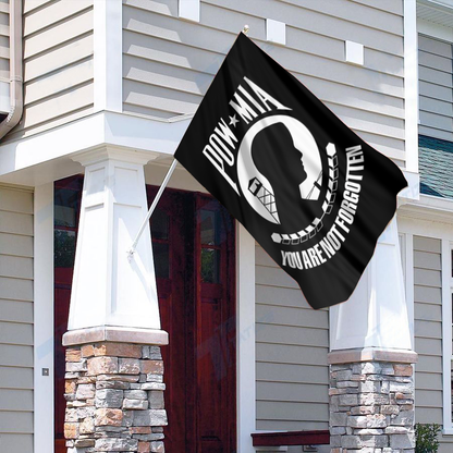 POW MIA - You Are Not Forgotten House Flag