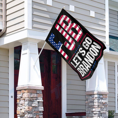 USA FJB - Let's Go Brandon House Flag