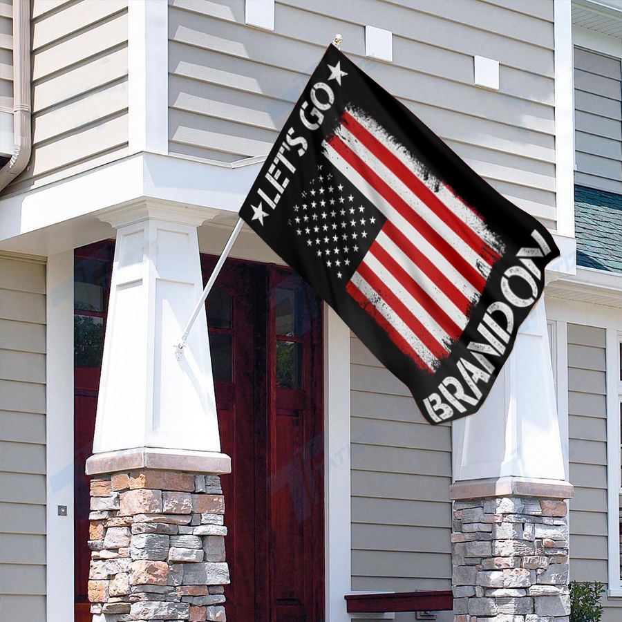 Let's Go Brandon USA House Flag