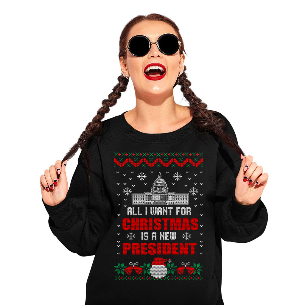 All I Want For Christmas Ugly Sweater 1